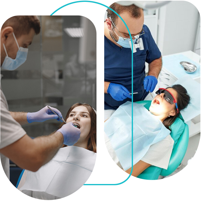 Dentist removing a tooth using safe extraction tools